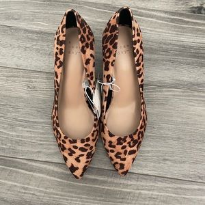 Cheetah Print Block Heel Pump